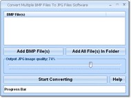 Convert BMP to JPG Software screenshot